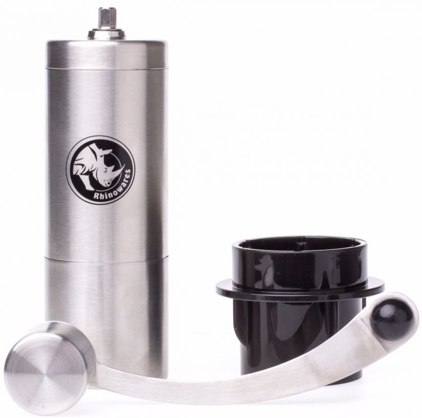 Rhino Hand Grinder with Aeropress adaptor