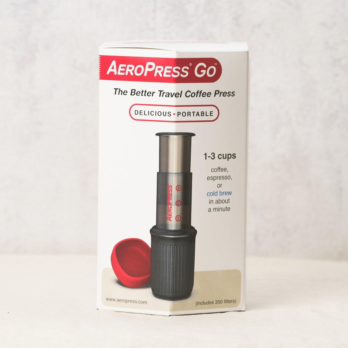 Aeropress Go Coffee Maker+FREE Bag of Single Origin Coffee