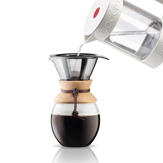 Bodum Pour Over 1.0 L+FREE Bag of Coffee