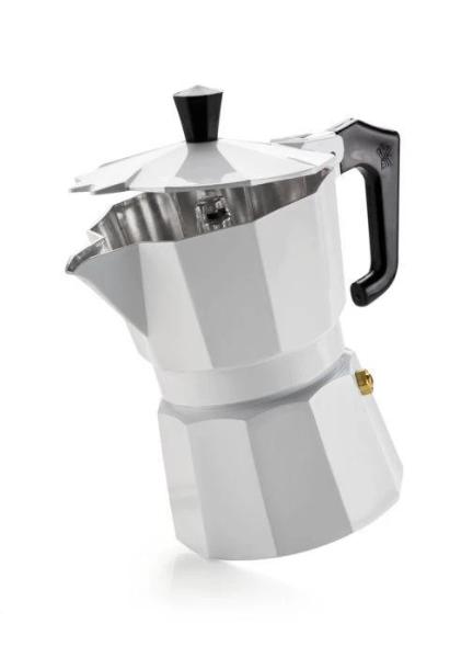 Pezzetti Italexpress Aluminium Moka Pot - 3 Cup White